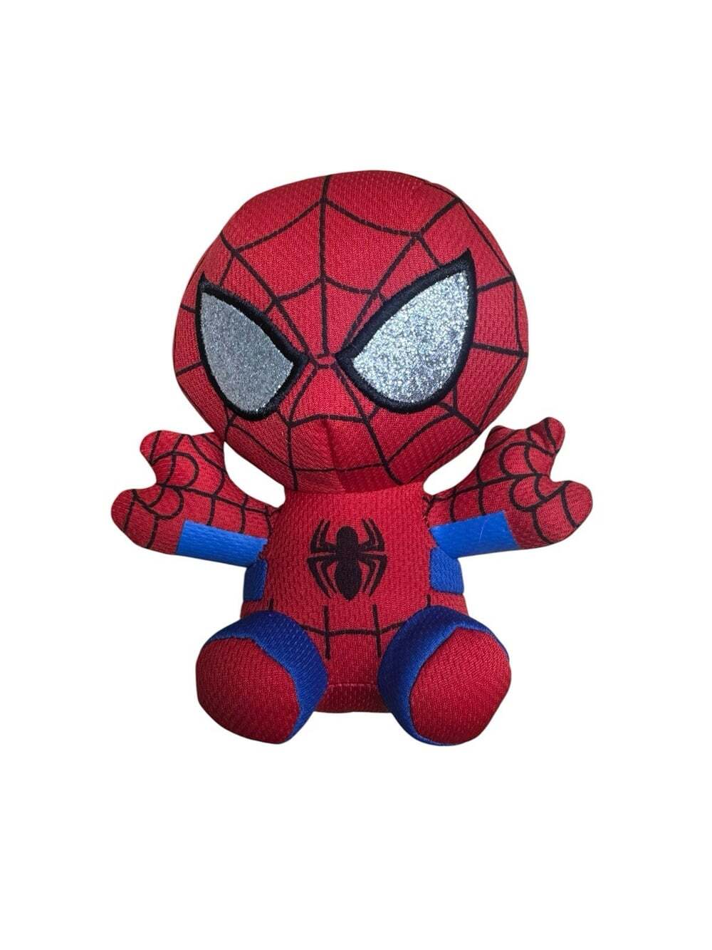 TY Marvel Baby Avengers Beanie Plush Stuffed Spiderman Unusual Glitter Eyes 6"